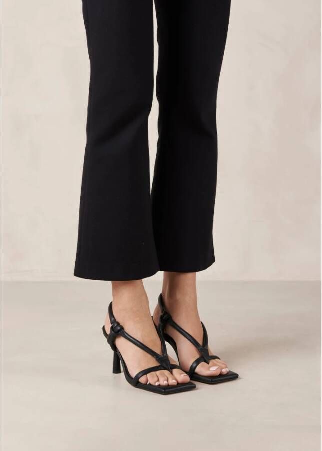 ALOHAS Sheila leren sandalen Black Dames
