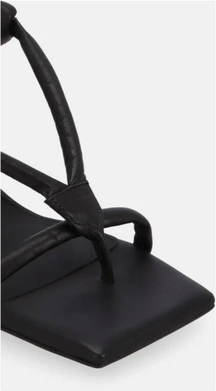 ALOHAS Sheila leren sandalen Black Dames