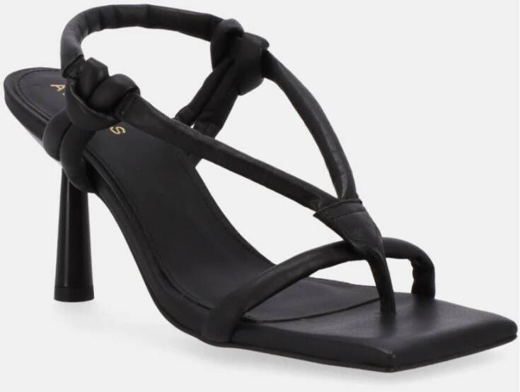 ALOHAS Sheila leren sandalen Black Dames