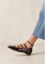 ALOHAS Koffiebruine leren ballerinas Brown Dames - Thumbnail 2