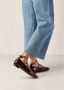 ALOHAS Koffiebruine leren ballerinas Brown Dames - Thumbnail 3