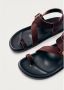 Alohas Siren Zacht Burgundy Leren Sandalen - Thumbnail 2
