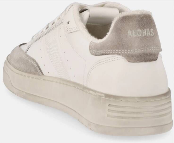 ALOHAS Suede Dusty Light Leren Sneakers Gray Dames