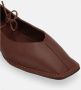 ALOHAS Bruin Leren Ballet Flats Brown Dames - Thumbnail 12