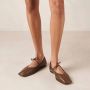 ALOHAS Bruin Leren Ballet Flats Brown Dames - Thumbnail 4