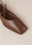 ALOHAS Bruin Leren Ballet Flats Brown Dames - Thumbnail 8