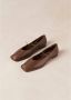 ALOHAS Bruin Leren Ballet Flats Brown Dames - Thumbnail 9