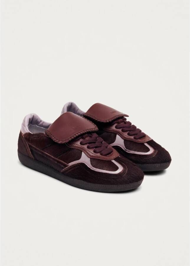 ALOHAS Tb.490 Club Soft Burgundy Leren Sneakers Red Dames