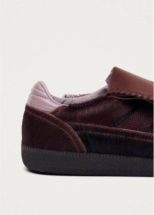 ALOHAS Tb.490 Club Soft Burgundy Leren Sneakers Red Dames