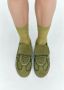 Alohas Tb.490 Club Suede Groene Leren Sneakers - Thumbnail 2