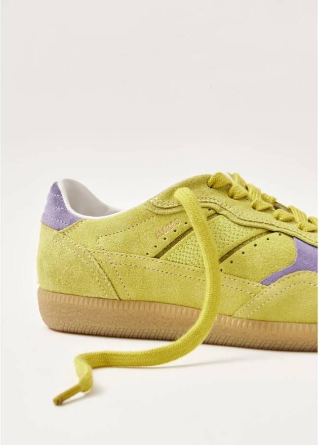 ALOHAS Tb.490 Rife Acid Groen Leren Sneakers Green Dames