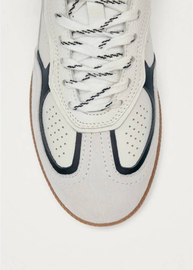 Alohas Tb.490 Rife Grain White Black Leren Sneakers