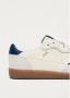 Alohas Tb.490 Rife Grain White Navy Leren Sneakers - Thumbnail 2