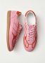 ALOHAS Tb.490 Rife Sea Pink Leren Sneakers Pink Unisex - Thumbnail 8