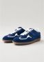 ALOHAS Tb.490 Rife Sheen Blauw Leren Sneakers Blue Dames - Thumbnail 4