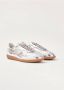 ALOHAS Tb.490 Rife Shimmer Zilver Crème Leren Sneakers Gray Dames - Thumbnail 4