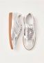 ALOHAS Tb.490 Rife Shimmer Zilver Crème Leren Sneakers Gray Dames - Thumbnail 8