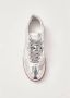 ALOHAS Tb.490 Rife Shimmer Zilver Crème Leren Sneakers Gray Dames - Thumbnail 2