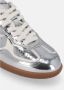 ALOHAS Tb.490 Rife Shimmer Zilver Crème Leren Sneakers Gray Dames - Thumbnail 12