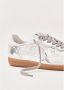 ALOHAS Tb.490 Rife Shimmer Zilver Crème Leren Sneakers Gray Dames - Thumbnail 4