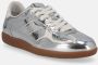 ALOHAS Tb.490 Rife Shimmer Zilver Crème Leren Sneakers Gray Dames - Thumbnail 9