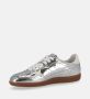 ALOHAS Tb.490 Rife Shimmer Zilver Crème Leren Sneakers Gray Dames - Thumbnail 10