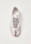 ALOHAS Tb.490 Rife Shimmer Zilver Crème Leren Sneakers Gray Dames - Thumbnail 12