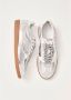 ALOHAS Tb.490 Rife Shimmer Zilver Crème Leren Sneakers Gray Dames - Thumbnail 15