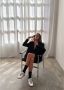 ALOHAS Tb.490 Rife Shimmer Zilver Crème Leren Sneakers Gray Dames - Thumbnail 18