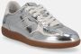 ALOHAS Tb.490 Rife Shimmer Zilver Crème Leren Sneakers Gray Dames - Thumbnail 19