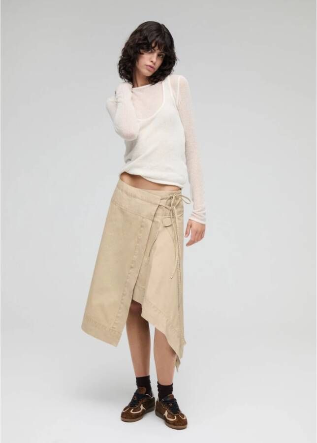 ALOHAS Tb.490 Rife Soft Tan Leren Sneakers Brown Dames