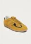 ALOHAS Tb.490 Rife Suède Fuzzy Leren Sneakers Yellow Unisex - Thumbnail 3