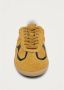 ALOHAS Tb.490 Rife Suède Fuzzy Leren Sneakers Yellow Unisex - Thumbnail 7