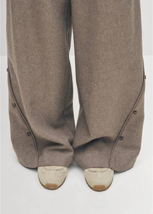 Alohas Tb.56 Suède Crème Leren Sneakers