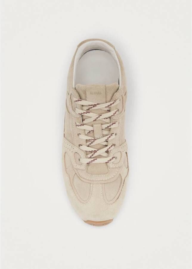 ALOHAS Tb.56 Suède Crème Leren Sneakers Beige Dames