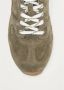 ALOHAS Tb.56 Suède Khaki Leren Sneakers Green Dames - Thumbnail 6