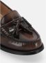 ALOHAS Terrane Geborsteld Muskaatbruin Leren Loafers Brown Dames - Thumbnail 12