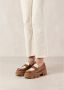 ALOHAS Trailblazer Bicolor Leren Loafers Brown Dames - Thumbnail 2