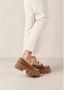 ALOHAS Trailblazer Bicolor Leren Loafers Brown Dames - Thumbnail 5
