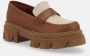 ALOHAS Trailblazer Bicolor Leren Loafers Brown Dames - Thumbnail 8