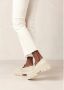 ALOHAS Cream Leather Loafers Trailblazer Style Beige Dames - Thumbnail 7