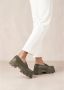 ALOHAS Trailblazer Groene Leren Loafers Green Dames - Thumbnail 3