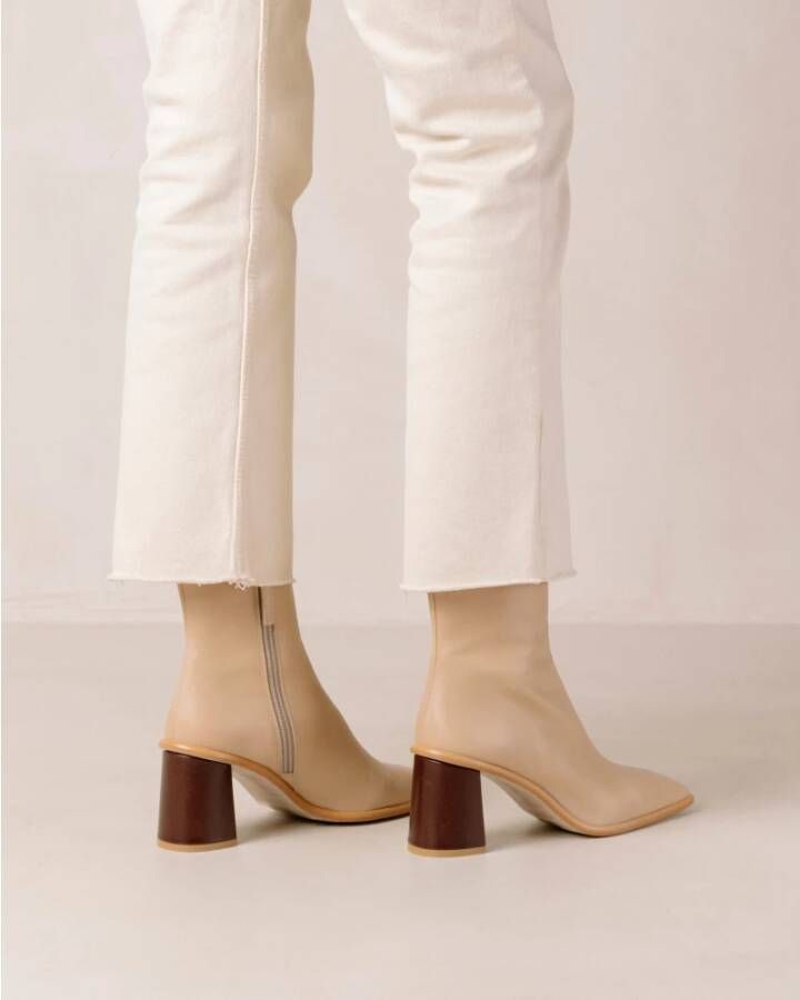 Alohas West Cape Vintage Beige Dames Enkelboots - Foto 13