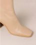 Alohas West Cape Vintage Beige Dames Enkelboots - Thumbnail 15