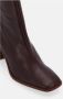 Alohas West Cape Wine Burgundy Leren Enkellaarzen - Thumbnail 2