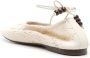 ALOHAS Witte Leren Enkelband Schoenen White Dames - Thumbnail 2