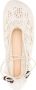 ALOHAS Witte Leren Enkelband Schoenen White Dames - Thumbnail 3