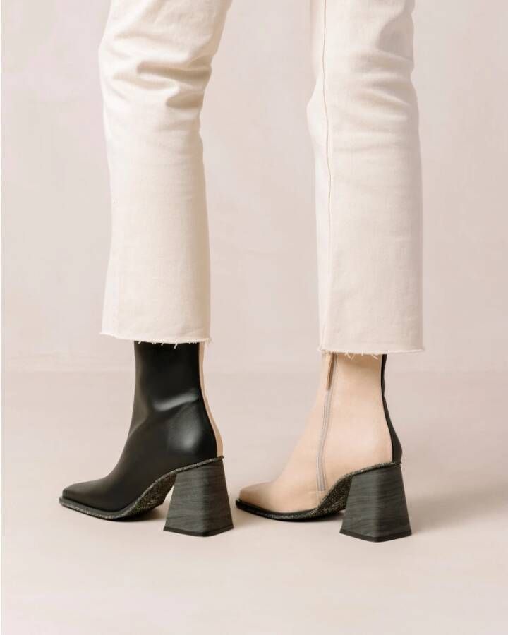 ALOHAS Zuid Bicolor Maïs Schoenen Black Dames - Foto 2