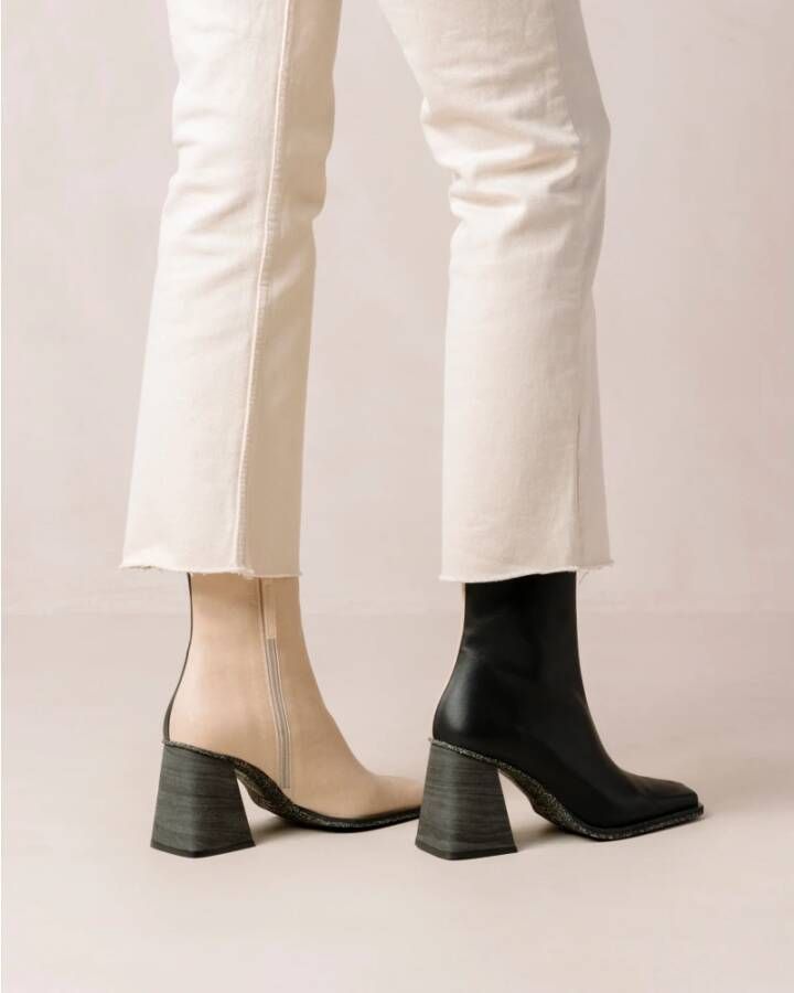 ALOHAS Zuid Bicolor Maïs Schoenen Black Dames - Foto 6