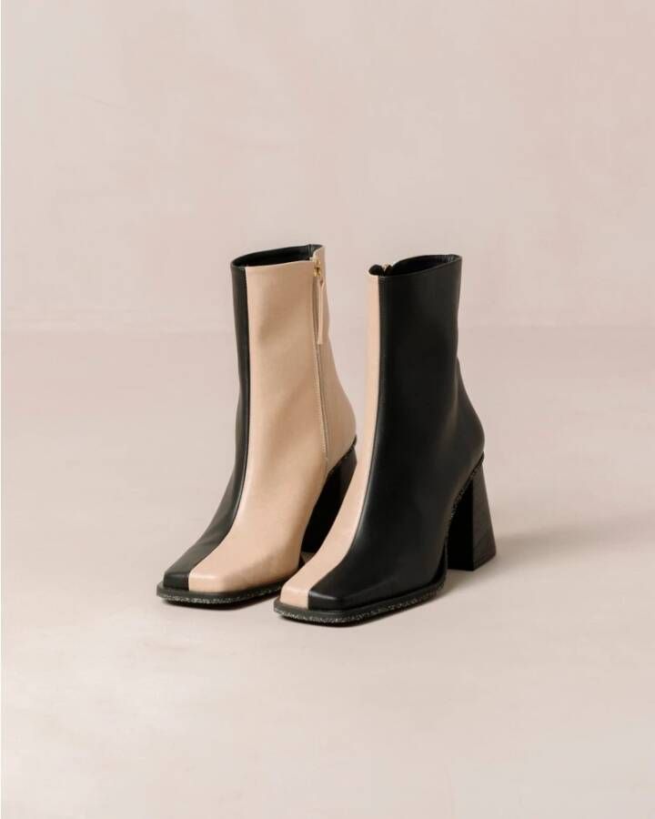 ALOHAS Zuid Bicolor Maïs Schoenen Black Dames - Foto 8